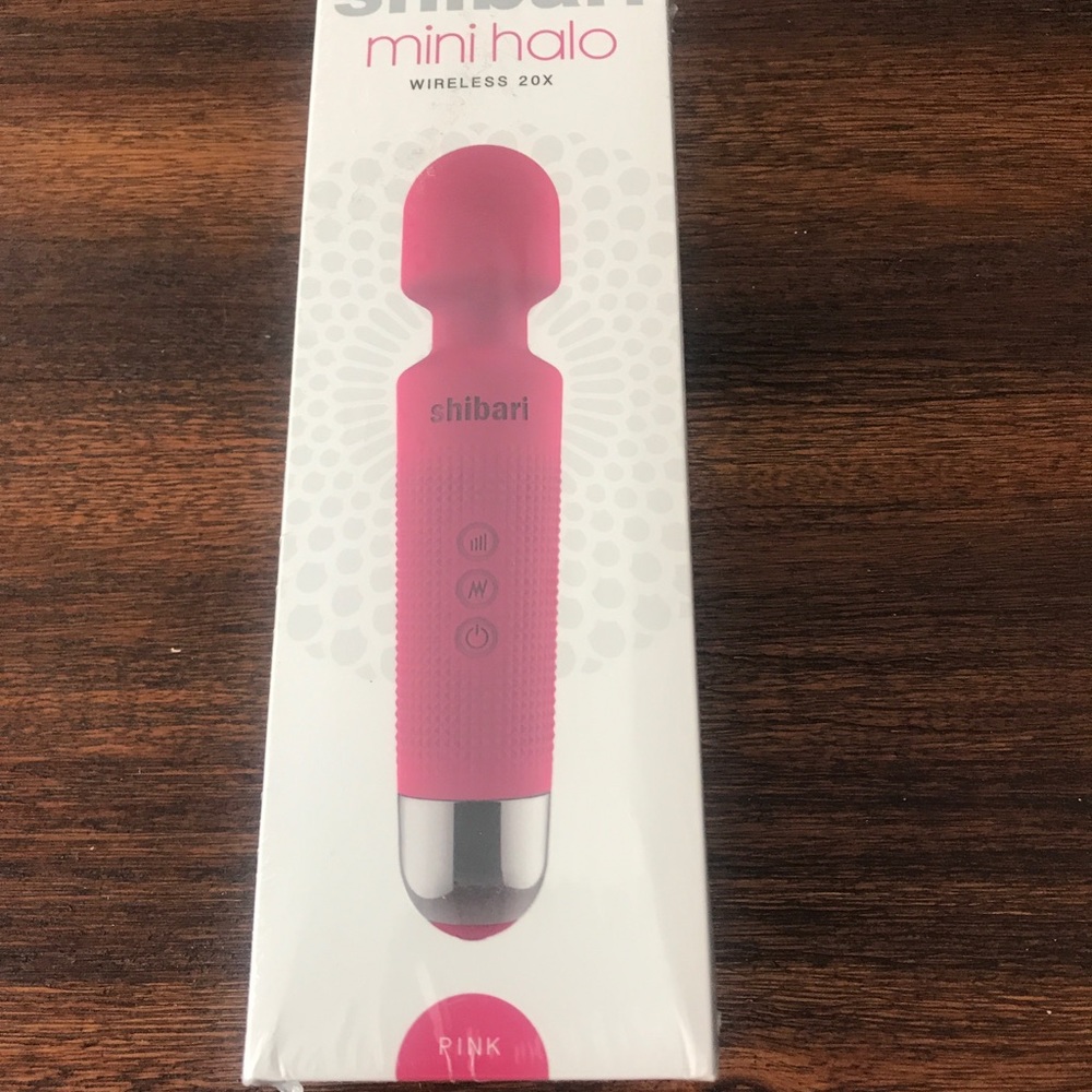 Mini halo therapy massager pink